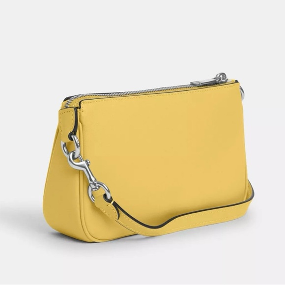 Coach Leather Nolita 19 Handbag in Silver/Daisy - Picture 15 of 16